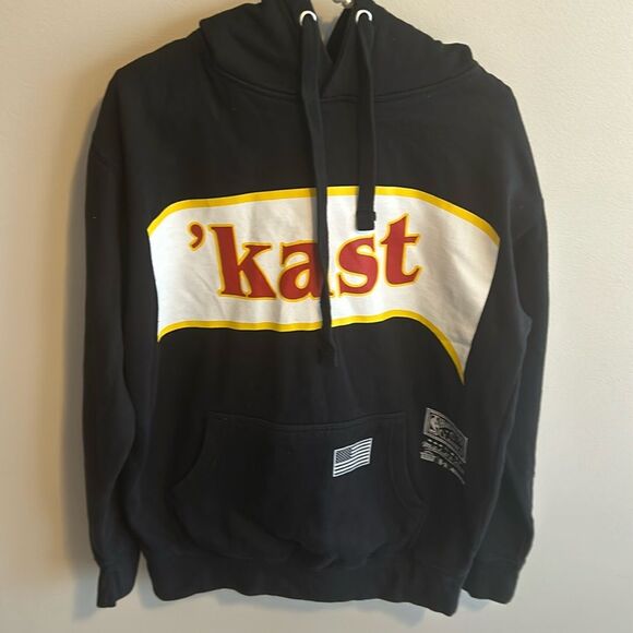BR REMIX Mitchell & Ness Hoodie Outkast Atlanta Hawks Men M Rap Hip Hop Music - Picture 1 of 6